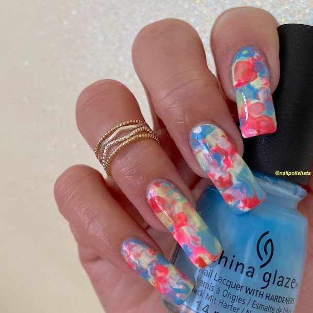 Feminine Girls Unique Nail Designs