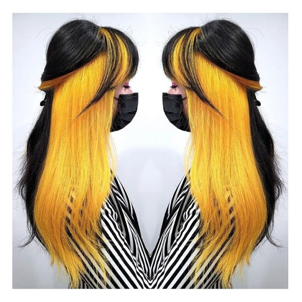 Feminine Girls Yellow Hairstyles Ideas