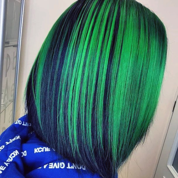 Feminine Hairstyless For Women Green