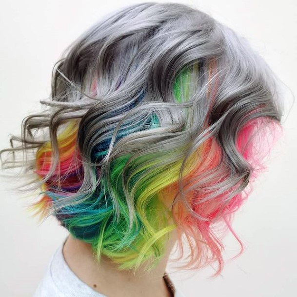 Feminine Hairstyless For Women Grey Ombre