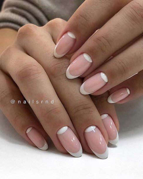 Feminine Light Nude Nail Designs For Women