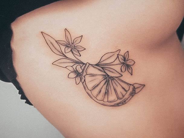 Feminine Lime Tattoo Designs For Women