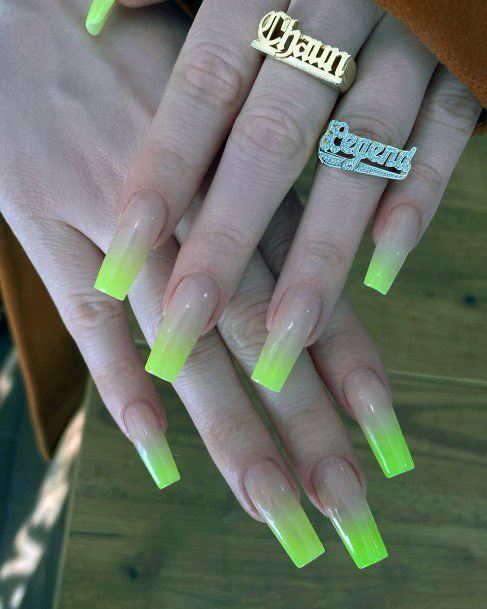 Feminine Long French Nail Designs For Women