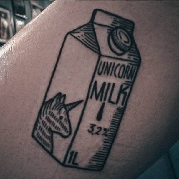 Feminine Milk Tattoo Designs For Women