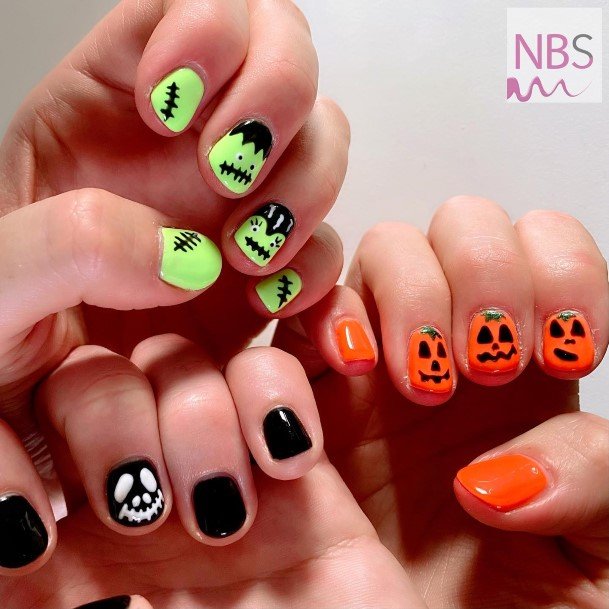 Feminine Nails For Women Frankenstein