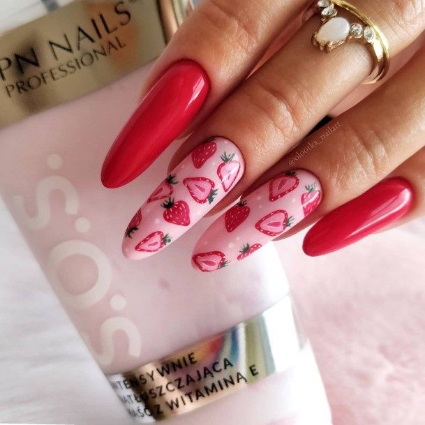 Feminine Nails For Women Fruit