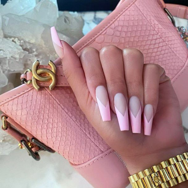 Feminine Nails For Women Long French