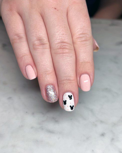 Feminine Nails For Women Mickey Mouse