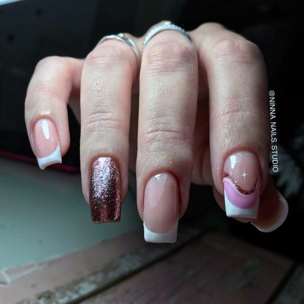 Feminine Nails For Women Pink Dress