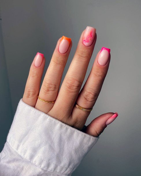 Feminine Nails For Women Short Summer