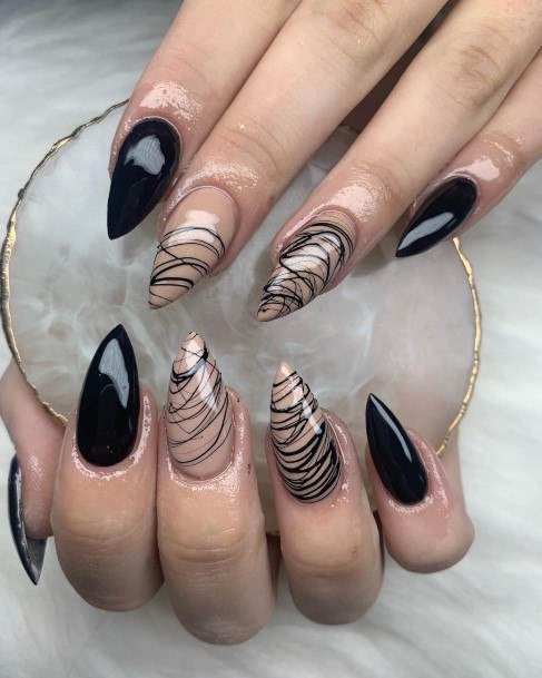 Feminine Nails For Women Spider