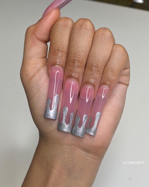 Feminine Nails For Women Translucent Pink