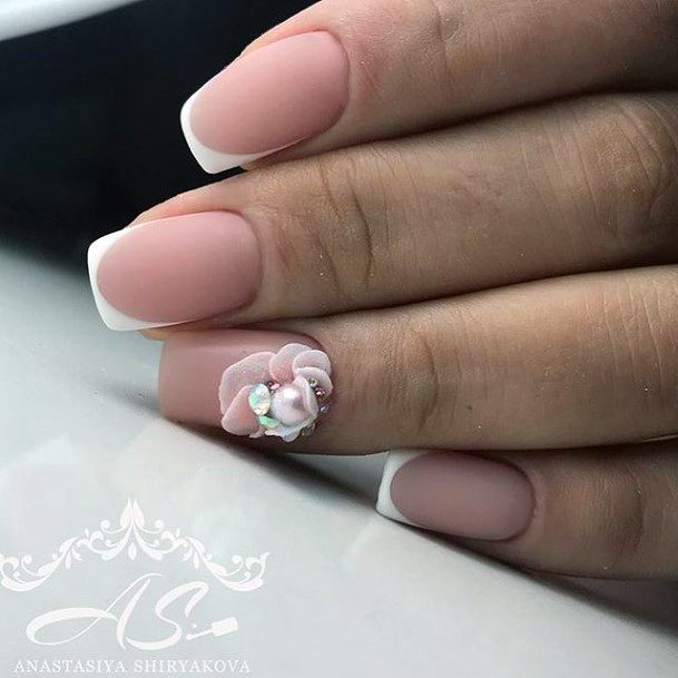 Feminine Nails For Women White Prom