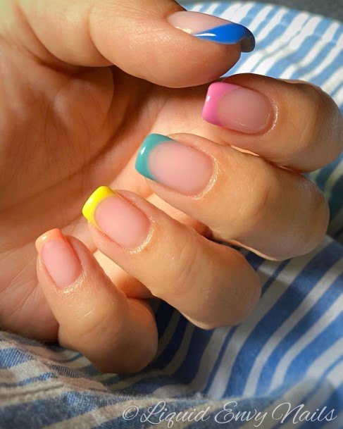 Feminine Nails For Women Yellow Square