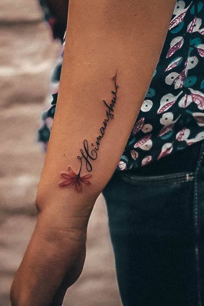 Feminine Name Tattoo Designs For Women