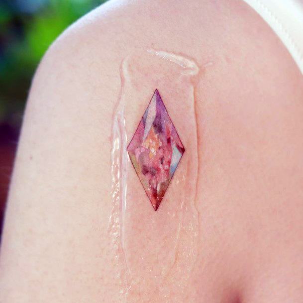 Feminine Opal Tattoo Designs For Women