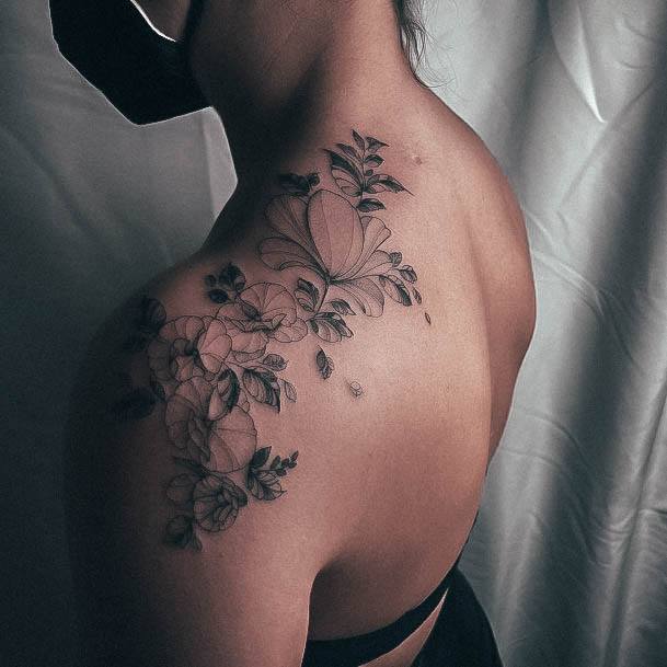 Feminine Orchid Tattoo Designs For Women