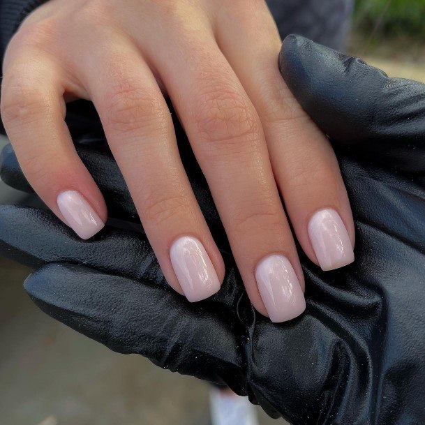 Feminine Pale Pink Nail Designs For Women