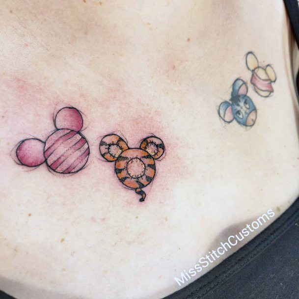 Feminine Piglet Tattoos Women