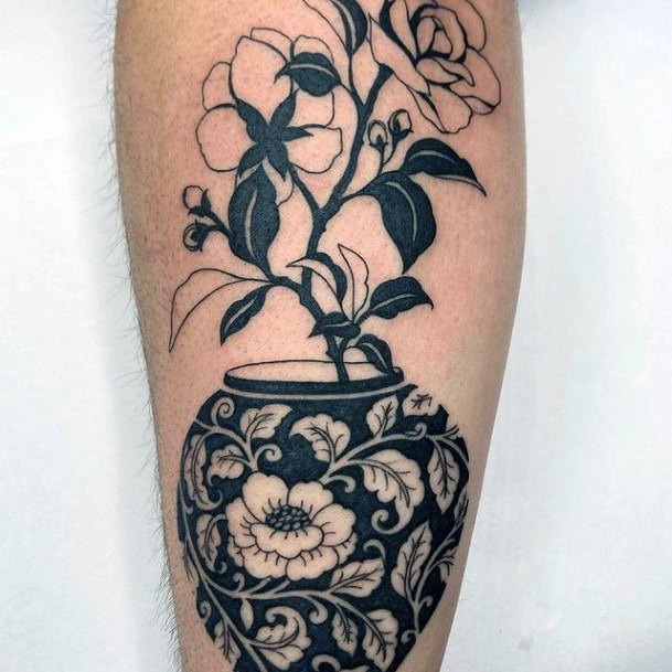 Feminine Pottery Tattoos Women