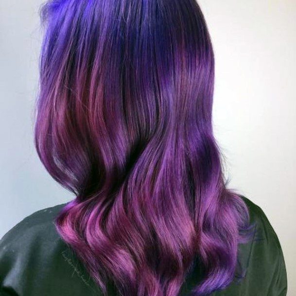 Feminine Purple Hairstyless Women