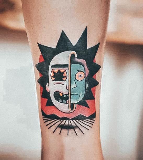 Feminine Rick And Morty Tattoo Designs For Women