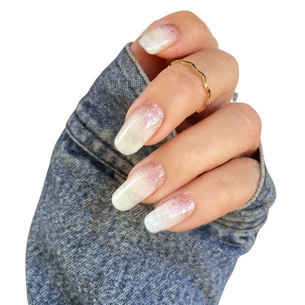 Feminine Rose Gold Nail Designs For Women