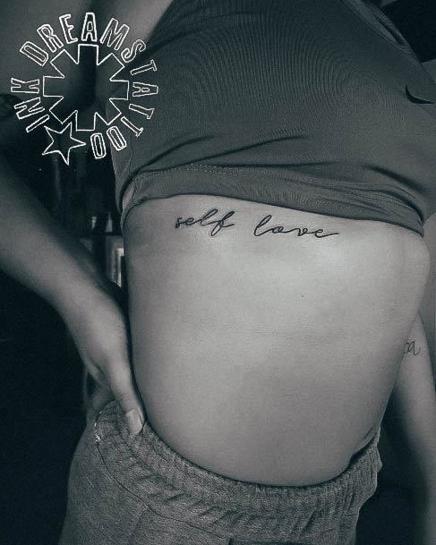 Feminine Self Love Tattoo Designs For Women