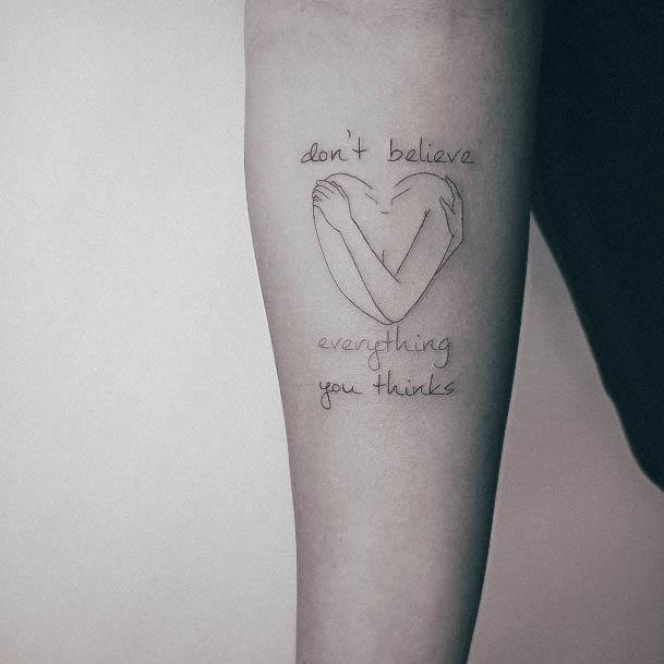 Feminine Self Love Tattoos Women