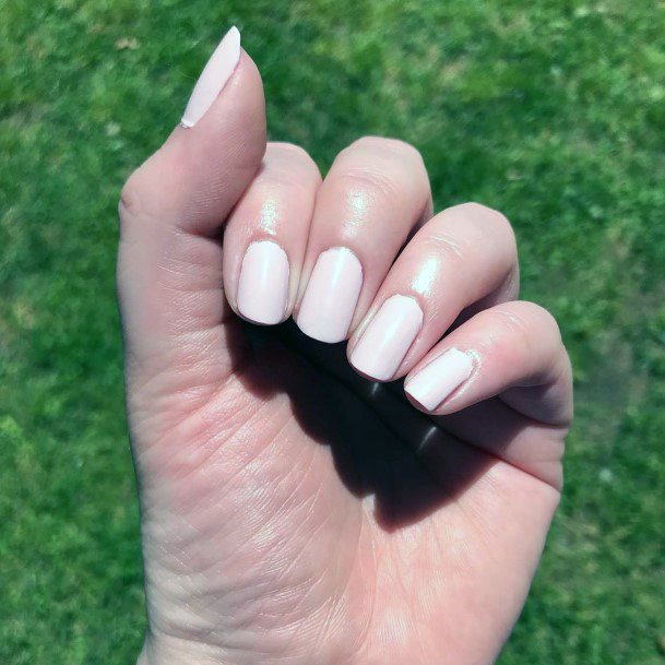 Feminine Simple Nude Pink May Nails Inspiration For Women