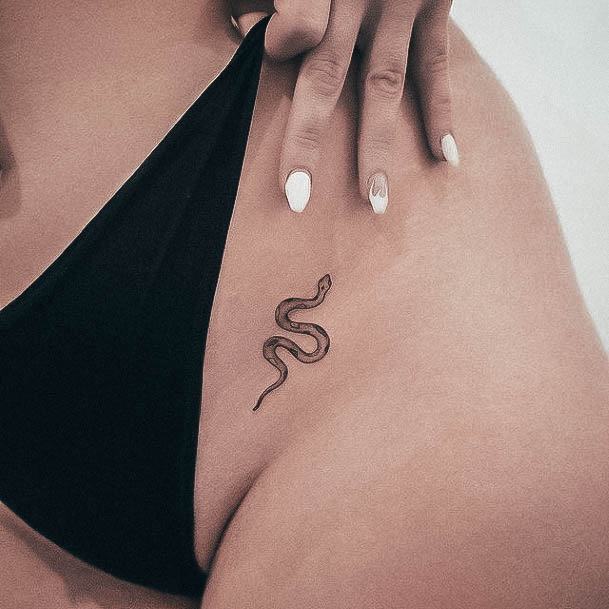 Feminine Small Hip Tattoo Designs For Women