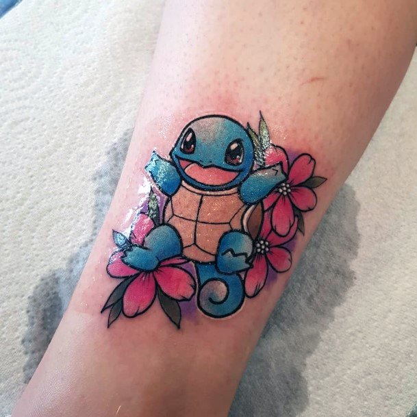 Feminine Squirtle Tattoos Women