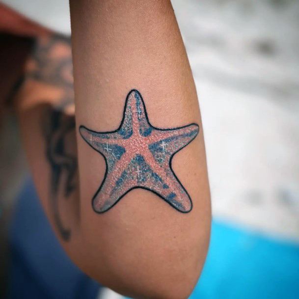 Feminine Starfish Tattoos Women