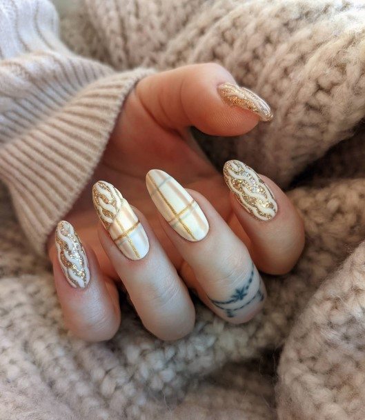 Feminine Tan Nail Designs For Women