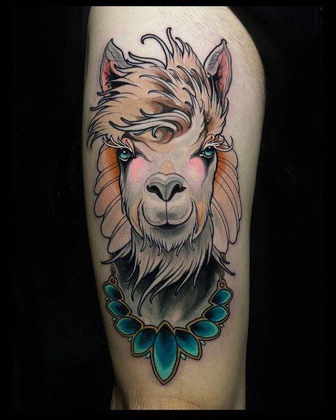 Feminine Tattoos For Women Alpaca