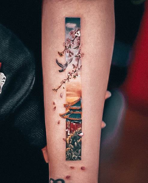Feminine Tattoos For Women Artistic