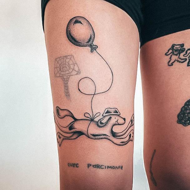 Feminine Tattoos For Women Ballon