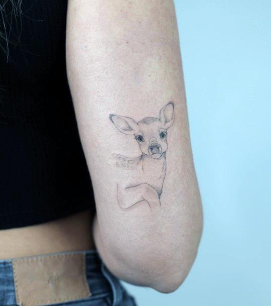 Feminine Tattoos For Women Bambi