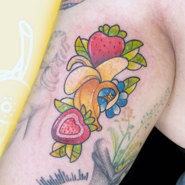 Feminine Tattoos For Women Banana