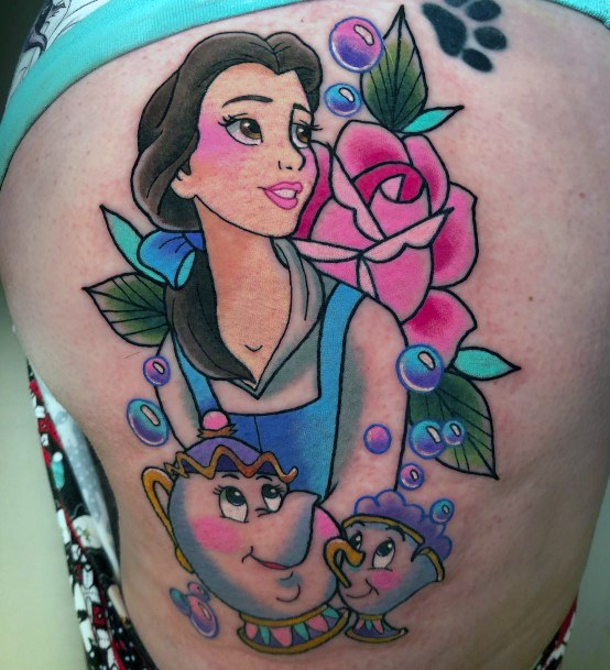 Feminine Tattoos For Women Belle