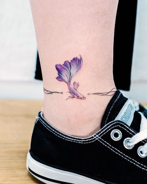 Feminine Tattoos For Women Betta Fish