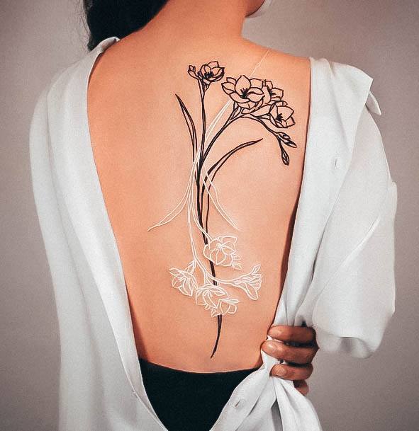 Feminine Tattoos For Women Black And White