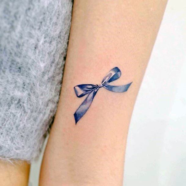 Feminine Tattoos For Women Bow