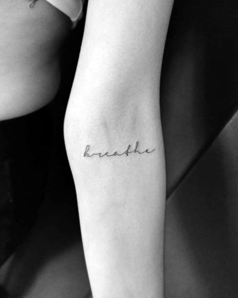 Feminine Tattoos For Women Breathe