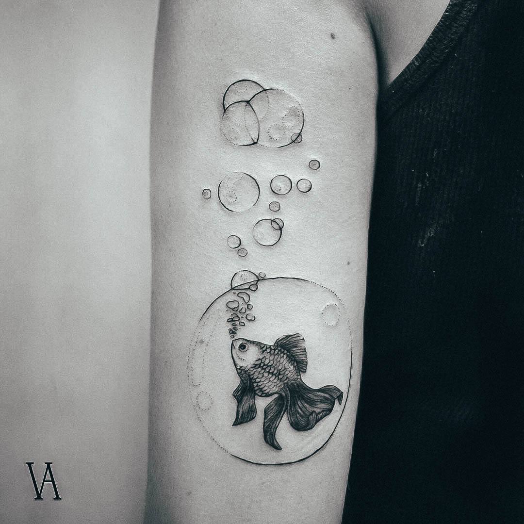 Feminine Tattoos For Women Bubble