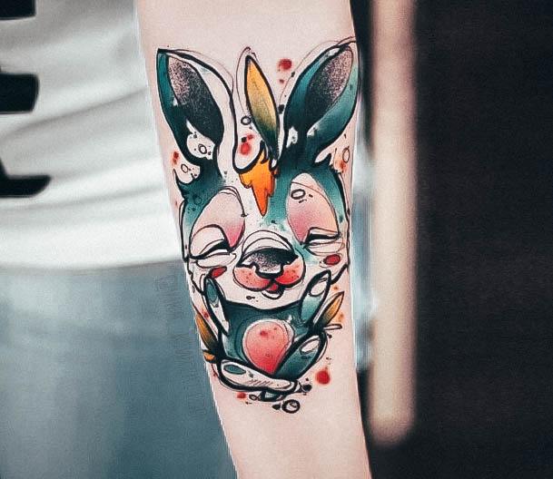 Feminine Tattoos For Women Bunny Rabbit