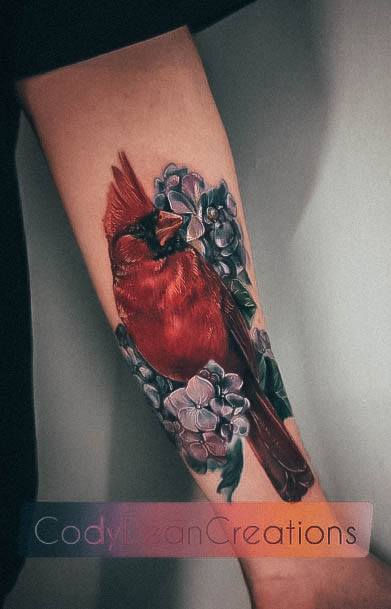 Feminine Tattoos For Women Cardinal