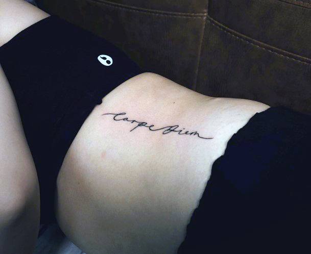 Feminine Tattoos For Women Carpe Diem