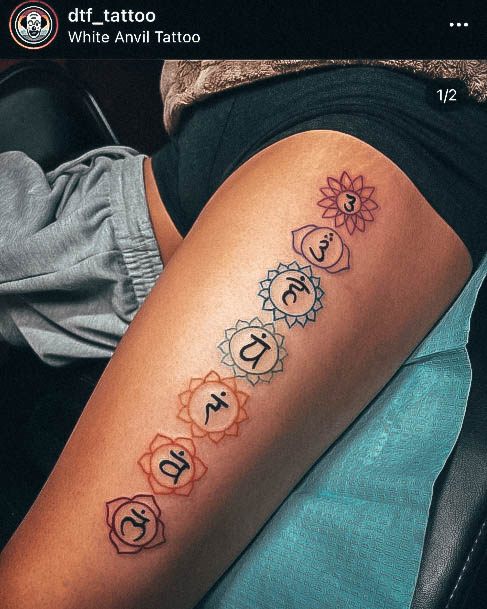 Feminine Tattoos For Women Chakra