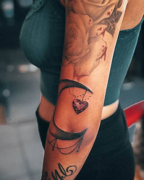 Feminine Tattoos For Women Chandelier